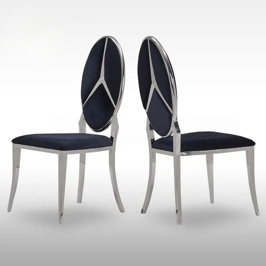 Mercedes benz dining set black and silver