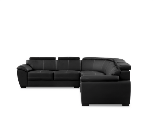 LEATHER CORNER COUCH