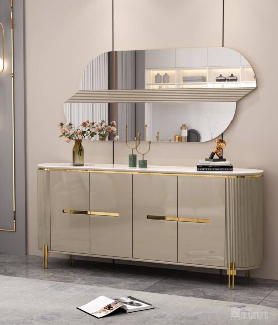 Sideboard gold finish
