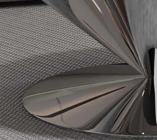 Silver marble coffee table