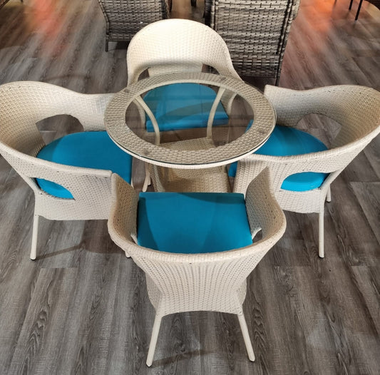 patio 5-piece rattan set