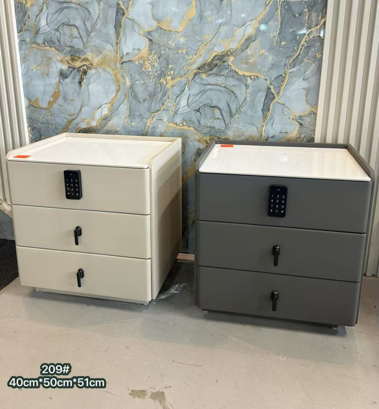 Albergo keyless lock nightstand