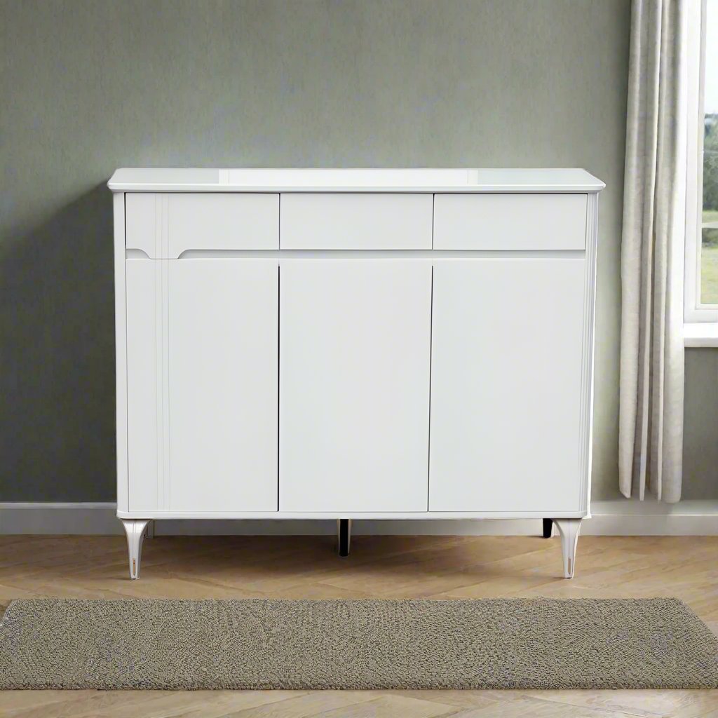 White cabinet chest of drawers