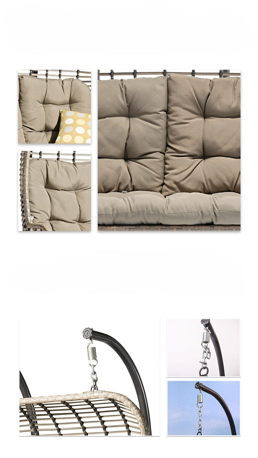 Cubana rattan swing 2-Seater