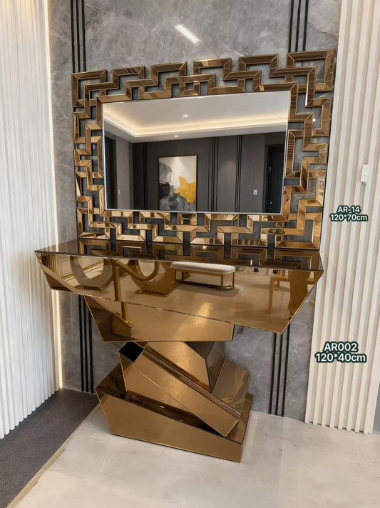 Novelle luxe console/mirror set