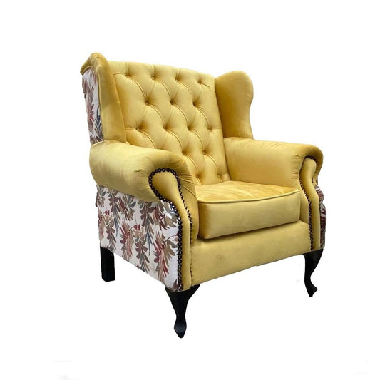 Mustard occasional armchair