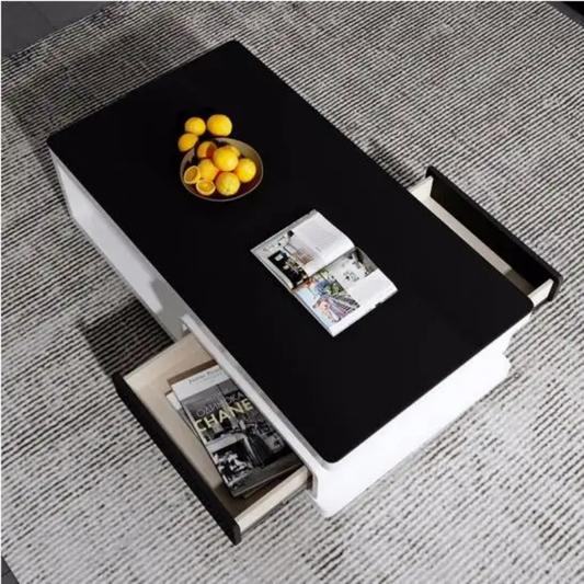 White high gloss coffee table