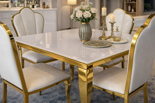 4 seater square dining set