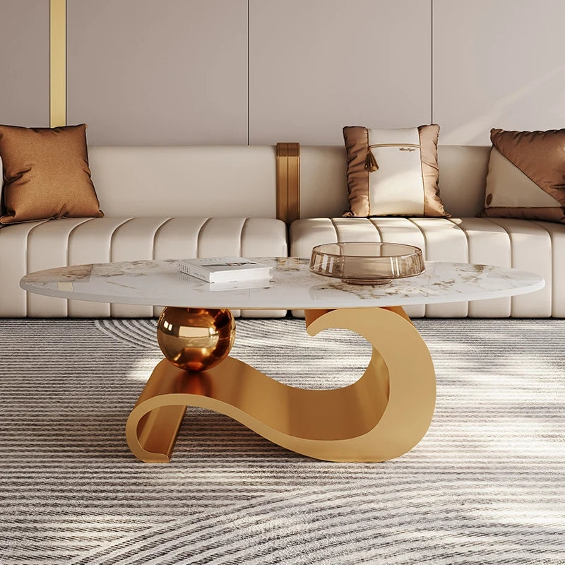 Valerius Curve Luxe Coffee Table- Sale