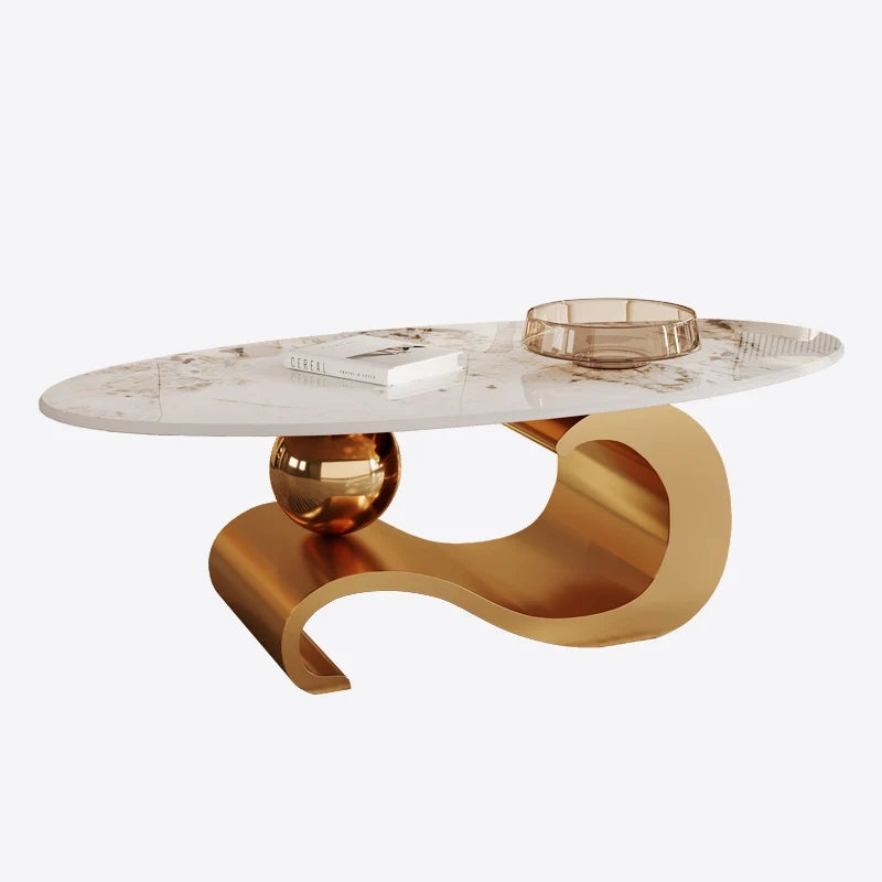 Valerius Curve Luxe Coffee Table- Sale