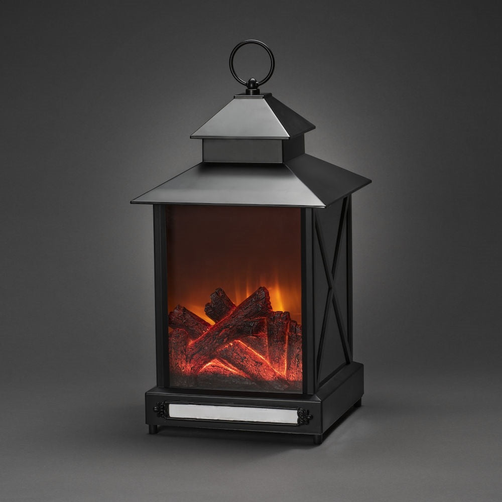 LED LANTERN FIREPLACE