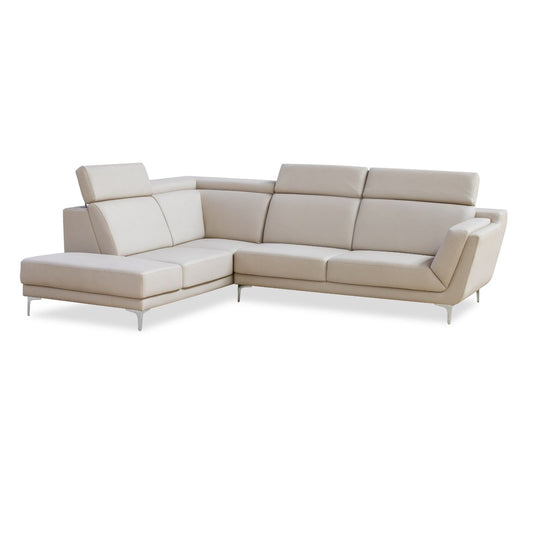 L SHAPE COUCH BEIGE