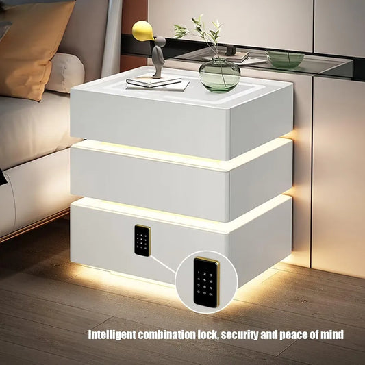 Smart charging led pedestals 