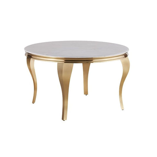 Round marble dining table 