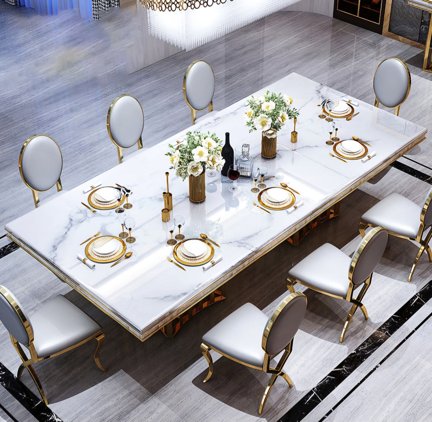 Montecarlo luxe dining table 8-10 Seater