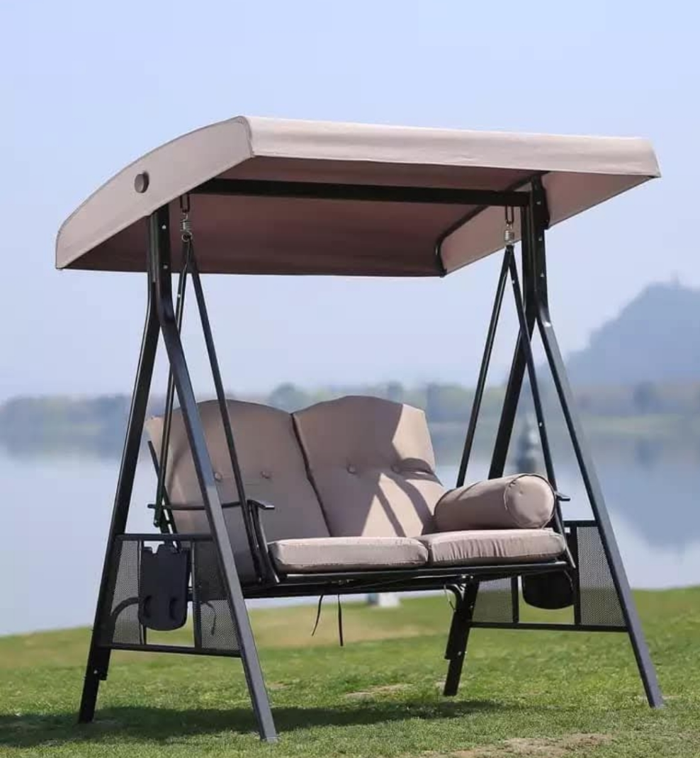 Hammock swing with canopy 2 seater 