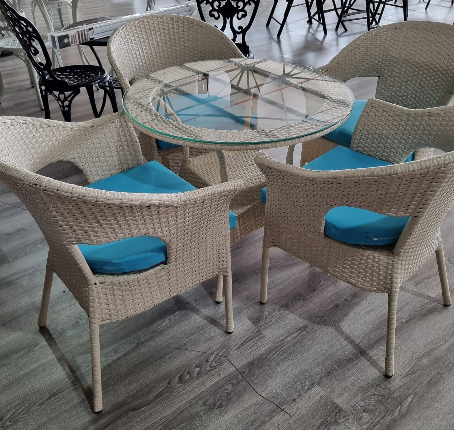  patio 5-piece rattan set