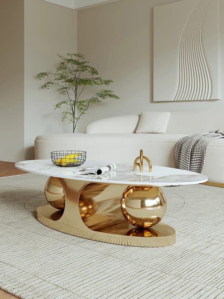 Vittoria Double Ball Luxe Coffee Table