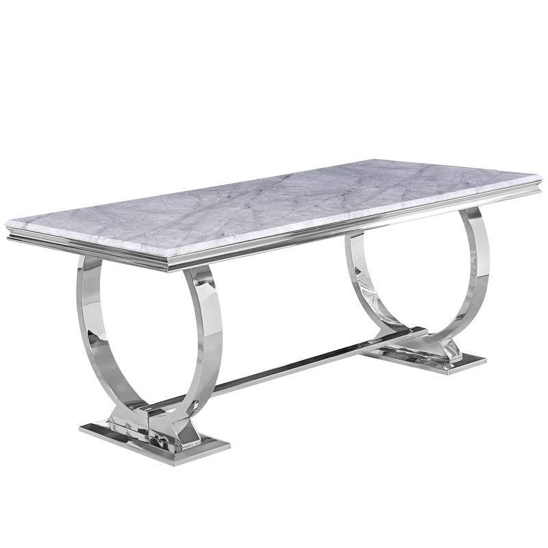 Estafani Marble Dining Set