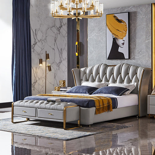 cream luxury bed set king
