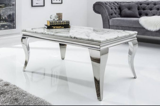 silver marble coffee table
