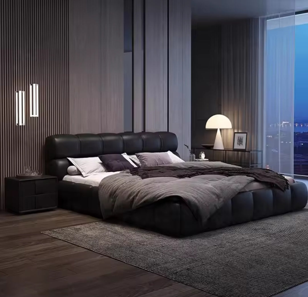 Black luxury bedroom set