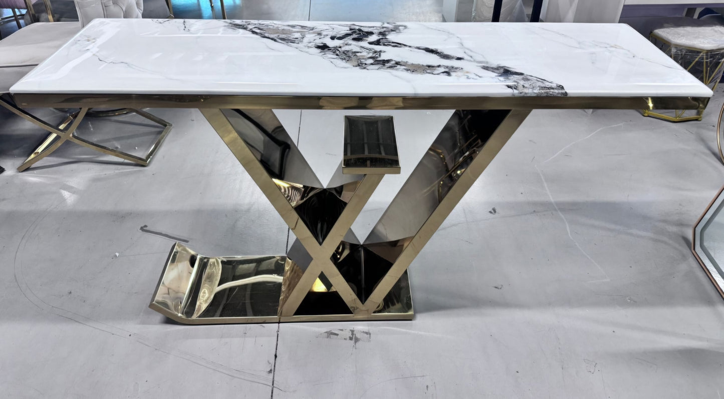 LV louis vuitton designer console table 