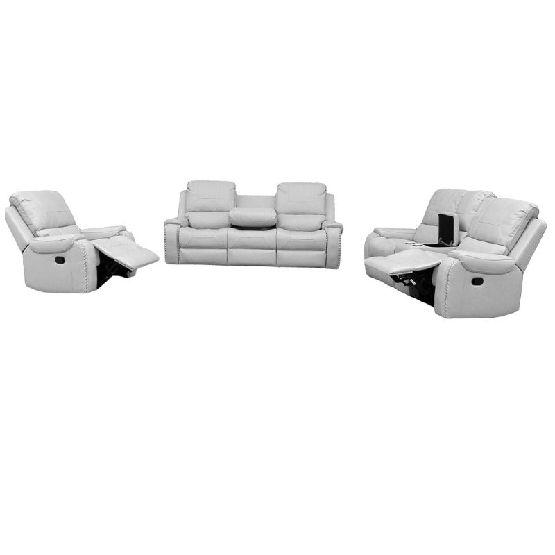 GREY RECLINER LOUNGE SET