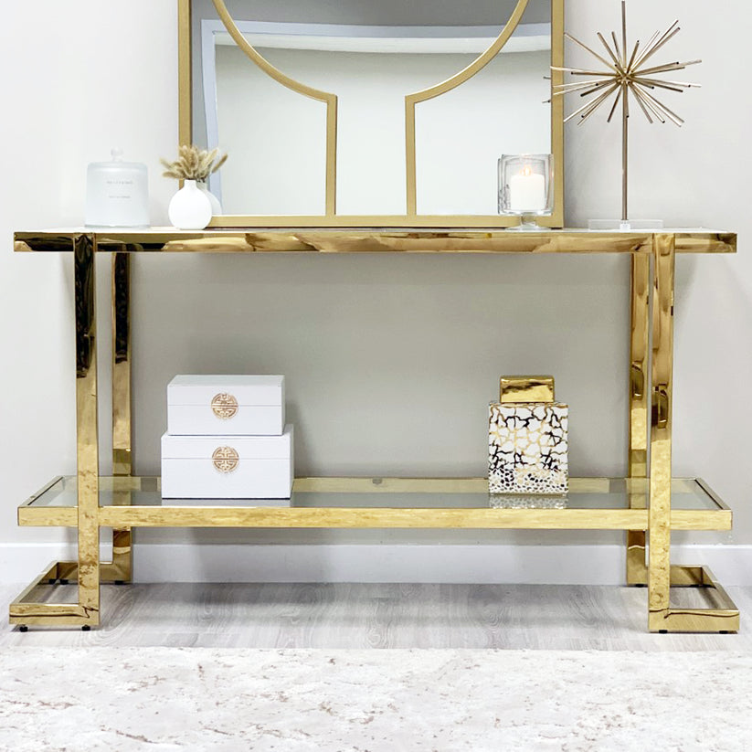 gold marble server console