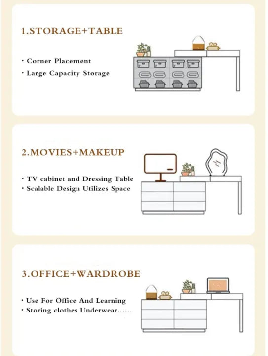 Dulce multi-functional storage/desk unit