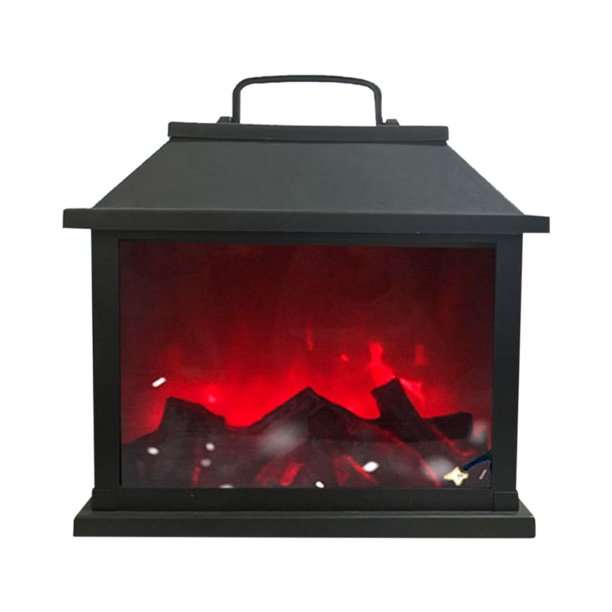 LED LANTERN FIREPLACE