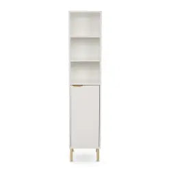 white gold bathroom cabinet