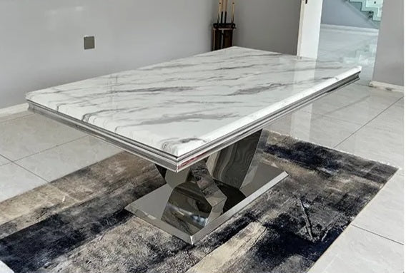 marble dining table