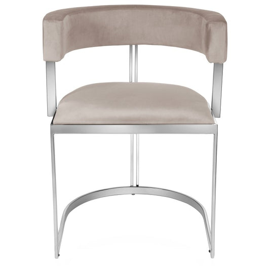 Cavario Silver Dining Chairs