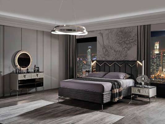 grey luxury turkish bedroom suite 