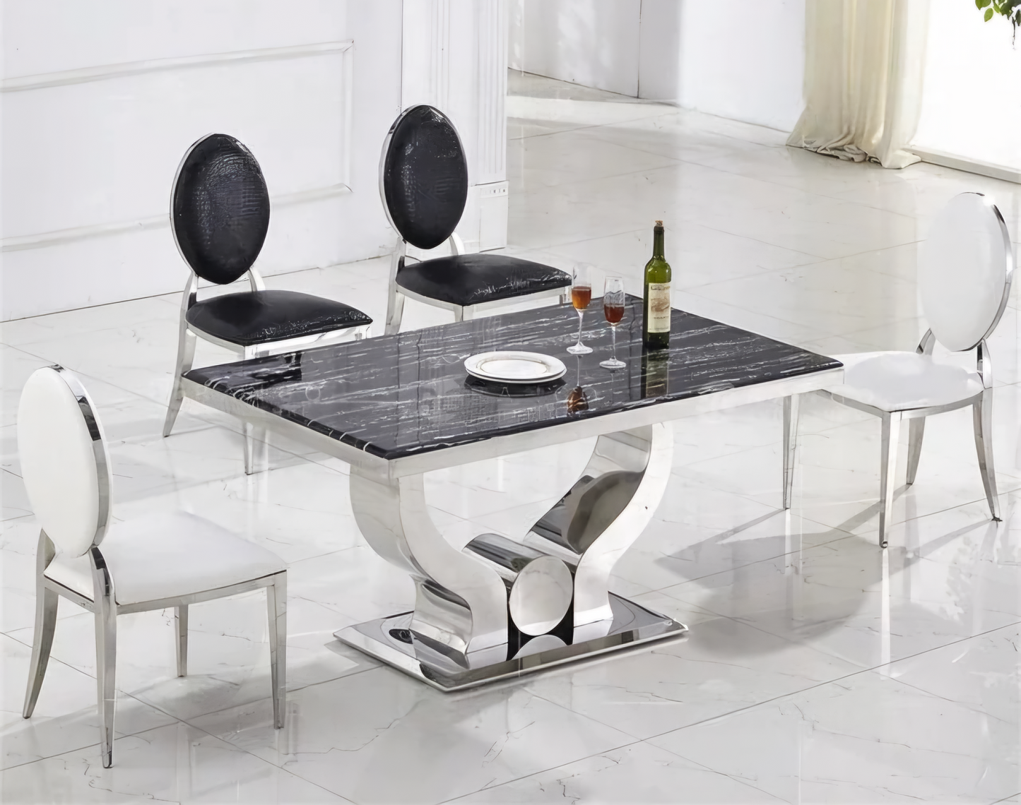 marble dining table