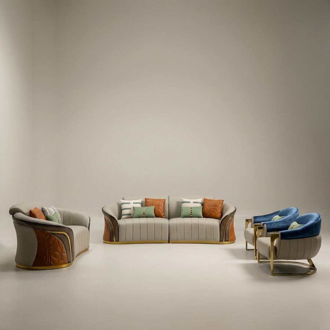 Italian luxury sofa couches 