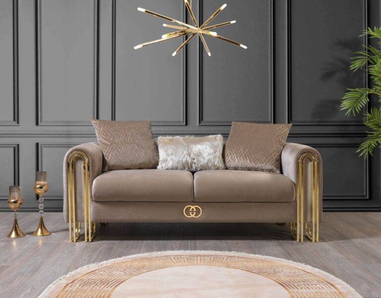 Beige gucci lounge set luxury designer couches 