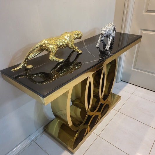 audi rings console table