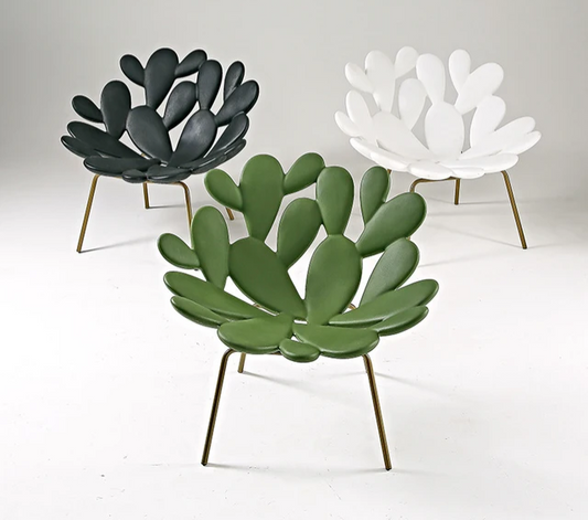 Cactus flower chairs outdoor chairs 