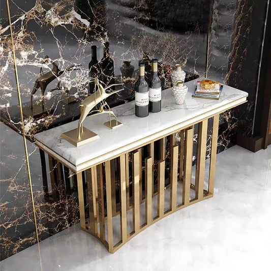 montecarlo gold marble console
