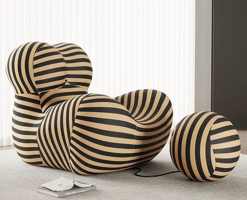 Teddy sofa with ottoman lazy couch 