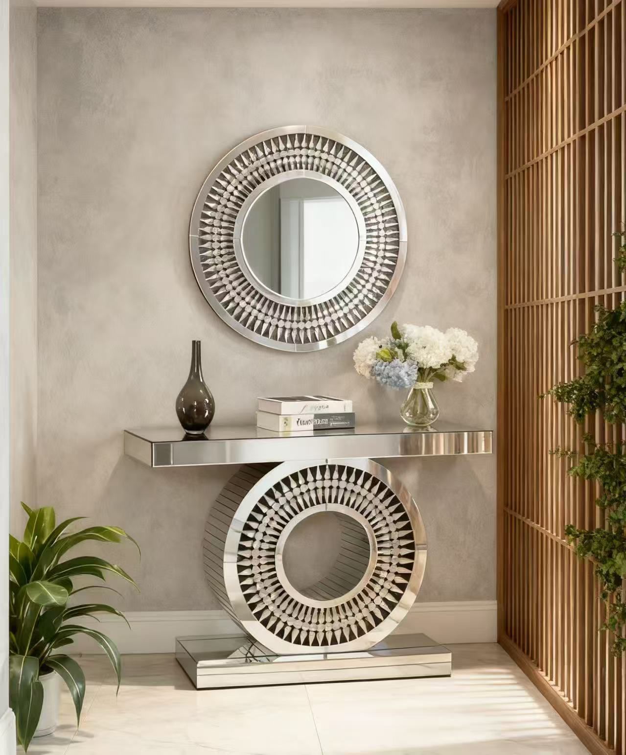 Avante console/mirror set