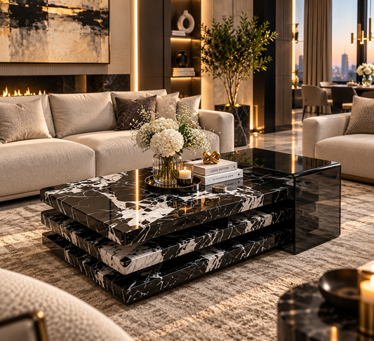 Étoiré Luxe Marble Coffee Table