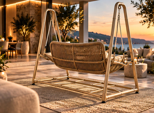 Porch double swing patio outdoor swings