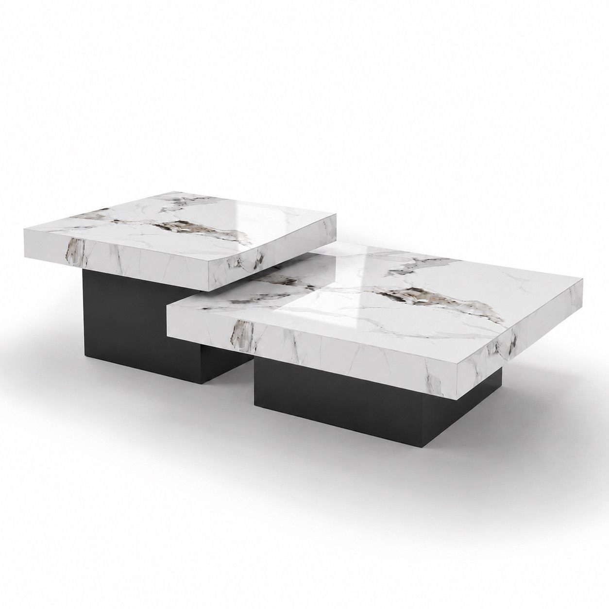 Marble nested coffee table