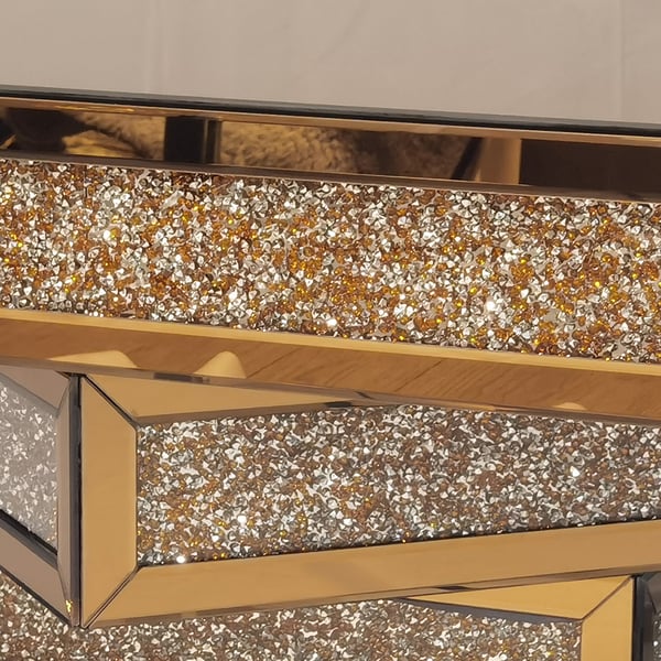 Carlo crushed diamond coffee table