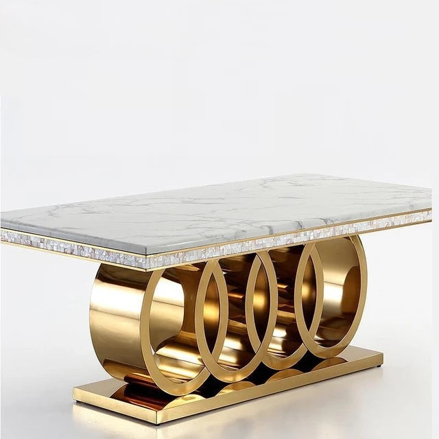 audi ring marble coffee table