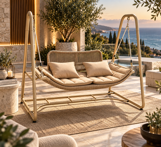 Porch double swing patio outdoor swings