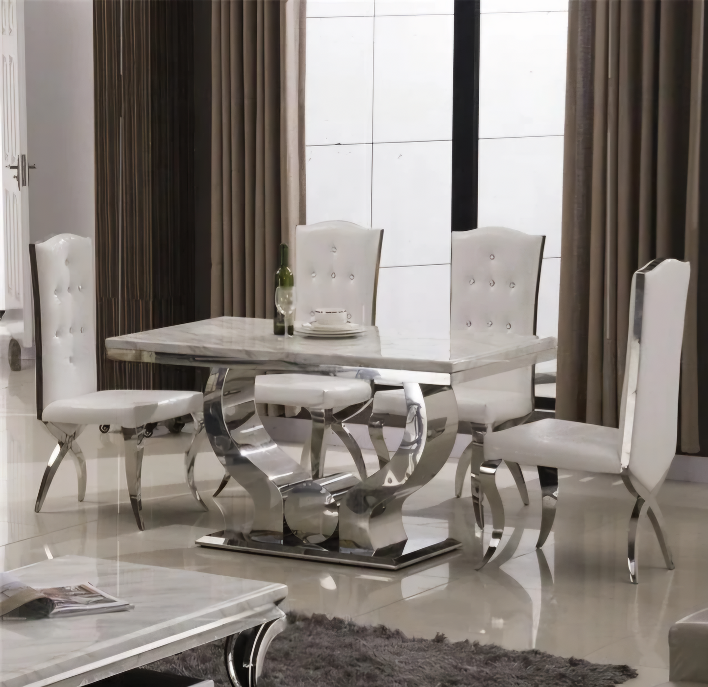 Monaco 6/8 Seater Luxe Dining Set